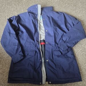 Woolrich Teton Jacket Mens Medium BlueGore-Tex VTG USA Made Parka Jacket‎